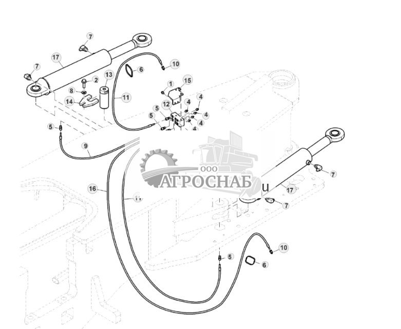 Cylinders, Steering, WO Automatic Lubrication, Levelling  Rotating Cab - ST812760 147.jpg